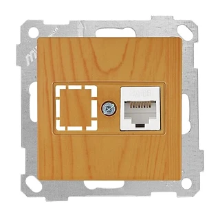 Mutlusan 2100 140 0158 Data Prizi 1*RJ45 CAT6 Meşe