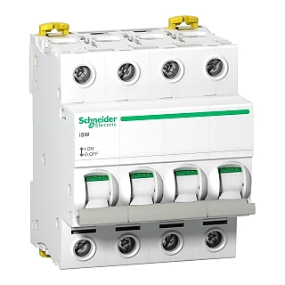 Schneider Electric A9S65463 Yük ayırıcı iSW - 4P - 63 A - 240 V (temsili görsel)