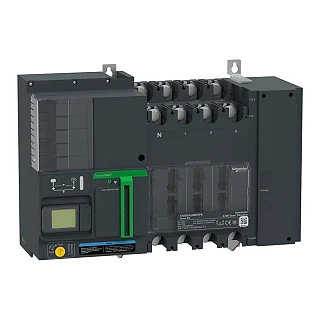 Schneider Electric TA80D4L8002TPE Aktif Otomatik Transfer Şalteri, TransferPacT, 800A, 230V, 4P, LCD, 800A Kasa için