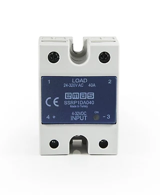 EMAS SSRP1DA040 SSR Serisi Klemensli 24-320V 40A Solid State Röle