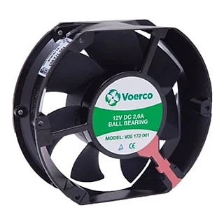ÇETİNKAYA V05 172 001 V05 172 001 172x150x51 Rulmanlı 12V DC 2.6A 31.2W 3000 RPM 365 M3/H Kapasiteli Fan (temsili görsel)