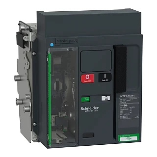 Schneider Electric MTZ116_H12E3PMDHH Devre Kesici, MasterPacT MTZ1 16H1 Çekmeceli, 3P, 1600A, 42KA/440VAC, MicroLogic 2.0E Aktif, Manuel