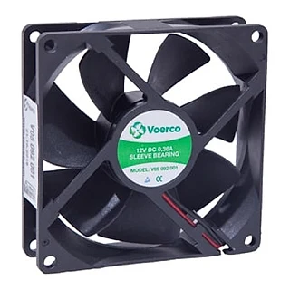 ÇETİNKAYA V05 092 001 V05 092 001 92x92x25 Bilezikli 12V DC 0.36A 4.2W 3500 RPM 103 M3/H Kapasiteli Fan (temsili görsel)
