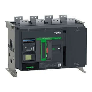 Schneider Electric TA1AD4L10H4TPE Otomatik transfer anahtarı, TransferPacT, 1000A, 400V, 4P, LCD, TA1A (temsili görsel)