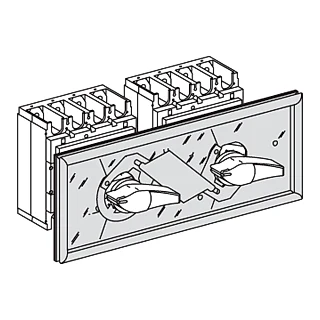 Schneider Electric 31074 Doğrudan/uzatılmış yönlendirme kollu cihazlar için ara kilitleme - 320...630 A