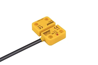 EMAS SMS21LC2-S15 Plastik Sol Çıkış 2NC 5mm LED'li 2m Kablolu 22 mm Manyetik Kapı Switch