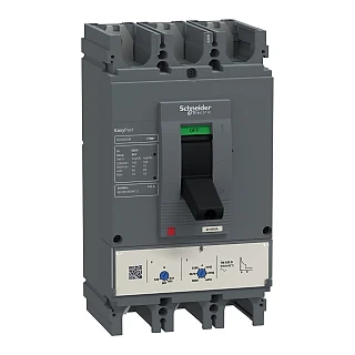 Schneider Electric LV563327 Devre Kesici, Easypact Cvs630H, 70Ka, 415Vac, 630A, Tmd Açtırma Ünitesi, 3P 3D