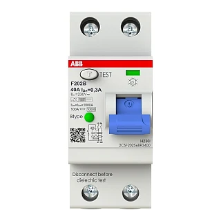 ABB 2CSF202568R3400 F202 B-40/0.3 Kaçak Akım Koruma Rölesi