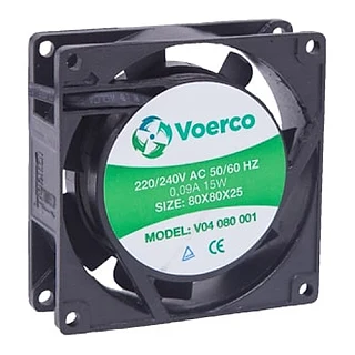 ÇETİNKAYA V04 080 001 V04 080 001 80x80x25 Bilezikli 220V AC 0.09A 14W 2500 RPM 36M3/H Kapasiteli Fan