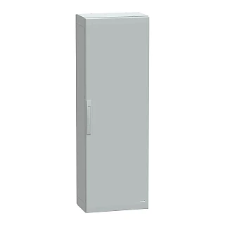 Schneider Electric NSYPLA1553G Yer standı polyester kutu, Thalassa PLA, düz kapı, tamamen mühürlü, 1500x500x320mm, IP65, IK10