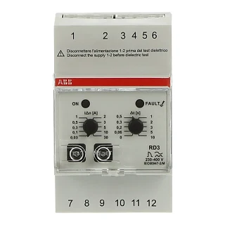 ABB 2CSJ201001R0002 RD3 Kaçak Akım İzleme Rölesi