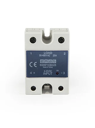 EMAS SSRP1DB025 SSR Serisi Klemensli 50-480V 25A Solid State Röle