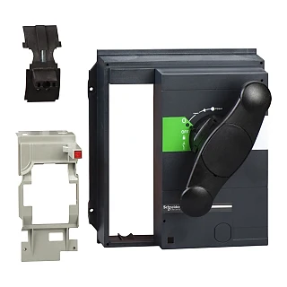 Schneider Electric E33863 EasyPact CVS800-1600 için döner kol, siyah, doğrudan montaj