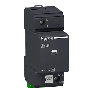 Schneider Electric 16649 Alçak Gerilim Parafudrları iPRF1 ve PRD1 PRD1 35r 1P