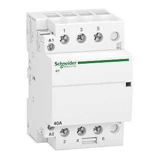 Schneider Electric A9C20843 Kontaktör iCT - 3 kutup - 3 NA - 40 A - 220..240 V AC