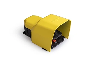 EMAS PDKS11BX11 PDK Serisi Metal Korumalı 1NO+1NC Kalıcılı Tekli Sarı Plastik Pedal