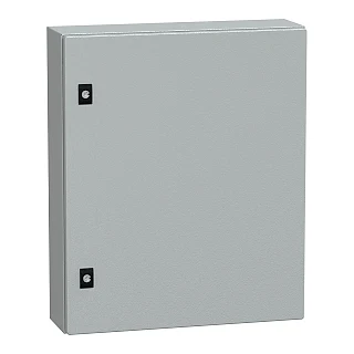 Schneider Electric NSYCRN65150 Spacial CRN düz kapı, montaj plakasız. H600xW500xD150 IP66 IK10 RAL7035