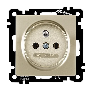 Mutlusan 2270 615 0290 EP-UPS Fransız Priz Saten