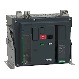 Schneider Electric MTZ220_H12E3PMFHH Devre Kesici, MasterPacT MTZ2 20H1 Sabit, 3P, 2000A, 66KA/440VAC, MicroLogic 2.0E Aktif, Manuel