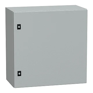 Schneider Electric NSYCRN66300 Spacial CRN düz kapı, montaj plakasız. H600xW600xD300 IP66 IK10 RAL7035