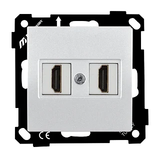 Mutlusan 2270 458 0101 Elitra Data Prizi 2*HDMI Vidalı Beyaz