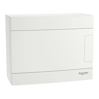 Schneider Electric EZ9EUH108 Modüler Sigorta Kutusu, Easy9 EU, Sıva-üstü, 1 Sıra x 8 Modül, Beyaz Kapak