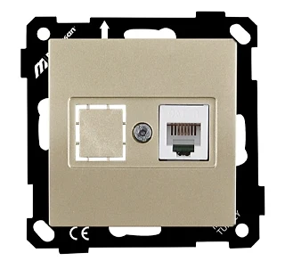 Mutlusan 2270 125 0190 EP-Telefon Prizi 1*RJ11 Saten