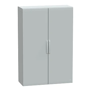Schneider Electric NSYPLA15104G Yer standı polyester kutu, Thalassa PLA, düz kapı, tamamen mühürlü, 1500x1000x420mm, IP65, IK10