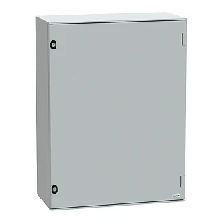 Schneider Electric NSYPLM86G Duvara monte polyester kutu, Thalassa PLM, düz kapı, 847x636x300mm, IP66, IK10, RAL 7035