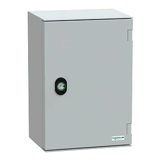 Schneider Electric NSYPLM32G Duvara monte ABS + PC kutu, Thalassa PLM, düz kapı, 310x215x160mm, IP66, IK10, RAL 7035