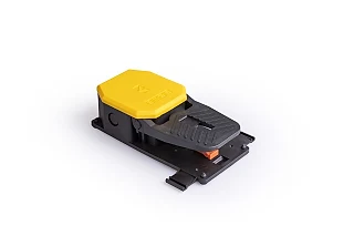 EMAS PDNS11BX11 PDN Serisi Korumasız 1NO+1NC Kalıcılı Tekli Sarı Plastik Pedal