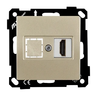 Mutlusan 2270 457 0190 Elitra Data Prizi 1*HDMI Vidalı Saten