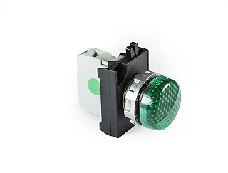 EMAS CM090XY CM Serisi Metal LED'li 12-30V AC/DC Yeşil 22 mm Sinyal