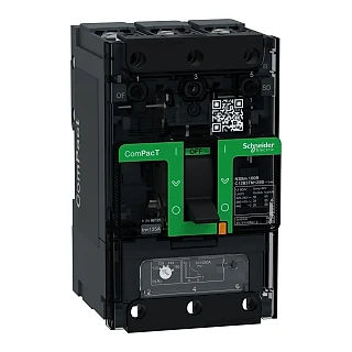 Schneider Electric C12B3TM125B ComPacT Şalter NSXm160B 25kA AC 3P 125A TMD BUSBAR
