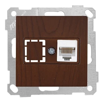 Mutlusan 2100 136 0157 Data Prizi 1*RJ45 CAT5E Ceviz