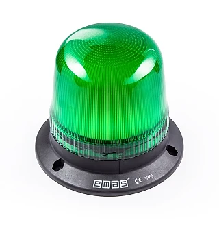 EMAS IT120G024 IT Serisi Yeşil 24V AC/DC LED Tepe Lambası 120mm
