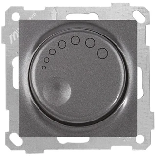 Mutlusan 2100 444 0295 RL Işıklı Işık Ayarlayıcı Dimmer 1000W Füme