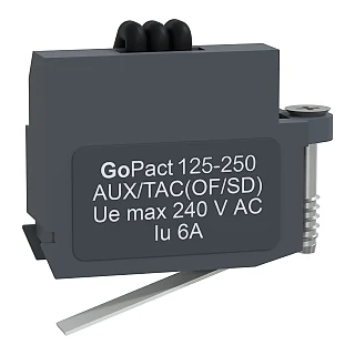 Schneider Electric G12-25AUX240 Aksesuar, Yardımcı Kontak (OF/SD) GoPact Şalter 125-250 240V