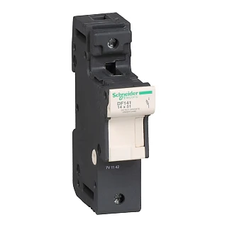 Schneider Electric DF141 TeSyS sigorta Bağlantı Kesici 1P 50A - Sigorta Boyutu 14x51 mm
