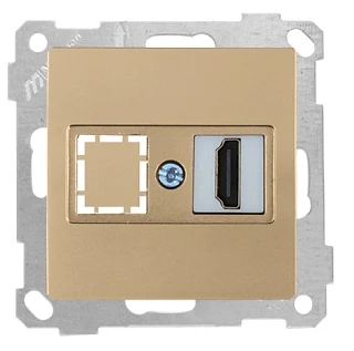 Mutlusan 2100 457 0101 Mek+Tuş Data Prizi 1*HDMI Beyaz
