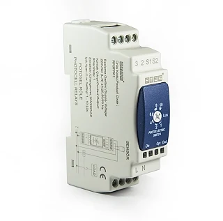 EMAS RR3FR01 RR3 Serisi Ray Montaj 230VAC 1CO 10A (rezistif) Analog Fotosel Elektronik Röle