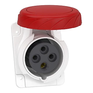 Schneider Electric PKF16F734 PratiKa Eğik Makina Prizi, - vidalı bağlantı- - 4*16A - 3P + E - 380...415 V AC