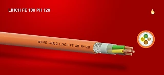 MEKAS 71502 Mekas LIHCH FE180/PH120 Örgü Ekranlı Yangına Dayanıklı Kablo (temsili görsel)