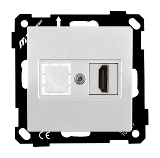 Mutlusan 2270 457 0101 Elitra Data Prizi 1*HDMI Vidalı Beyaz