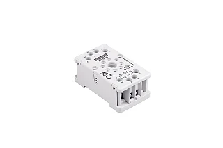EMAS RS1P08G1 RS1 Serisi 8 Pin 10A Plug-in IP40 MS70 Ray Tipi Gri Güç Rölesi Soketi