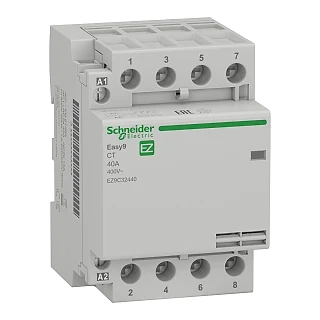 Schneider Electric EZ9C32440 Sessiz Kontaktör, Easy9, 40A, 4NO Kontak, 230..240VAC, 50HZ