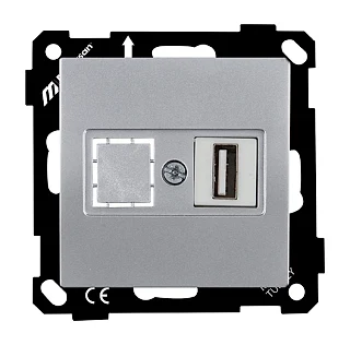 Mutlusan 2270 455 0192 Elitra Data Prizi 1*USB Vidalı Gümüş