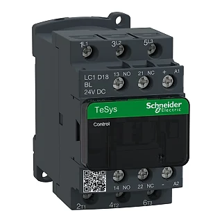 Schneider Electric LC1D18BL TeSys D kontaktör - 3P(3 NA) - AC-3 - <= 440 V 18 A - 24 V DC bobin