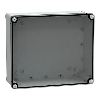 Schneider Electric NSYTBS342912T ABS kutu IP66 IK07 RAL7035 İç H325W275D120 Dış H341W291D128 Şeffaf kapak H20