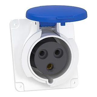 Schneider Electric PKF32F423 PratiKa Eğik Makina Prizi - vidalı bağlantı- 3*32A - 2P + E - 200...250 V AC